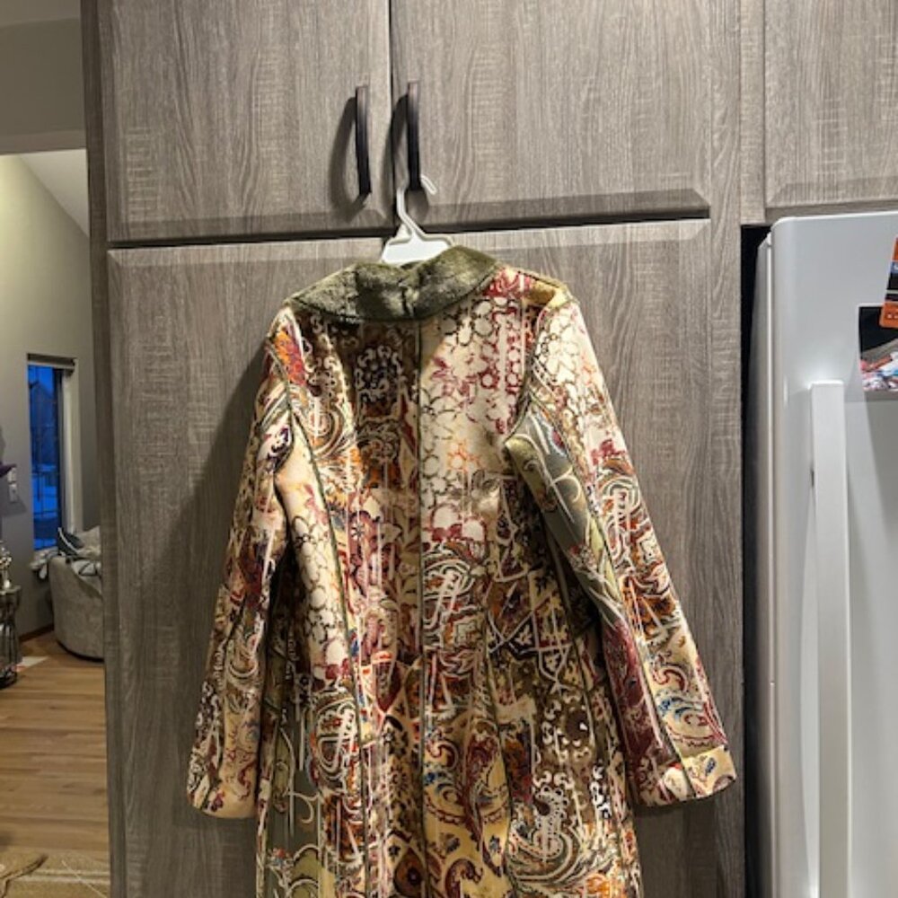 Women's Chico's Printed Coat - Picture 4 of 5